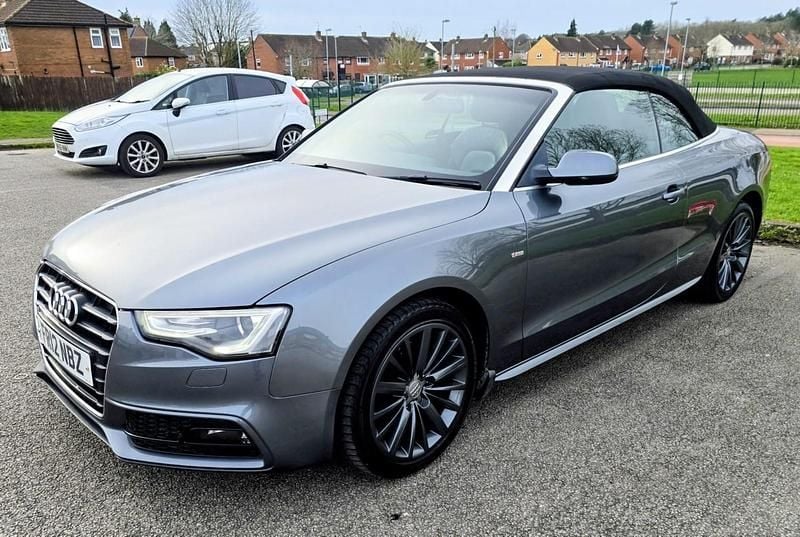 Used Audi A5 Cabriolet S-Line 170 HP (125 kW) 2012 Grey Cabriolet