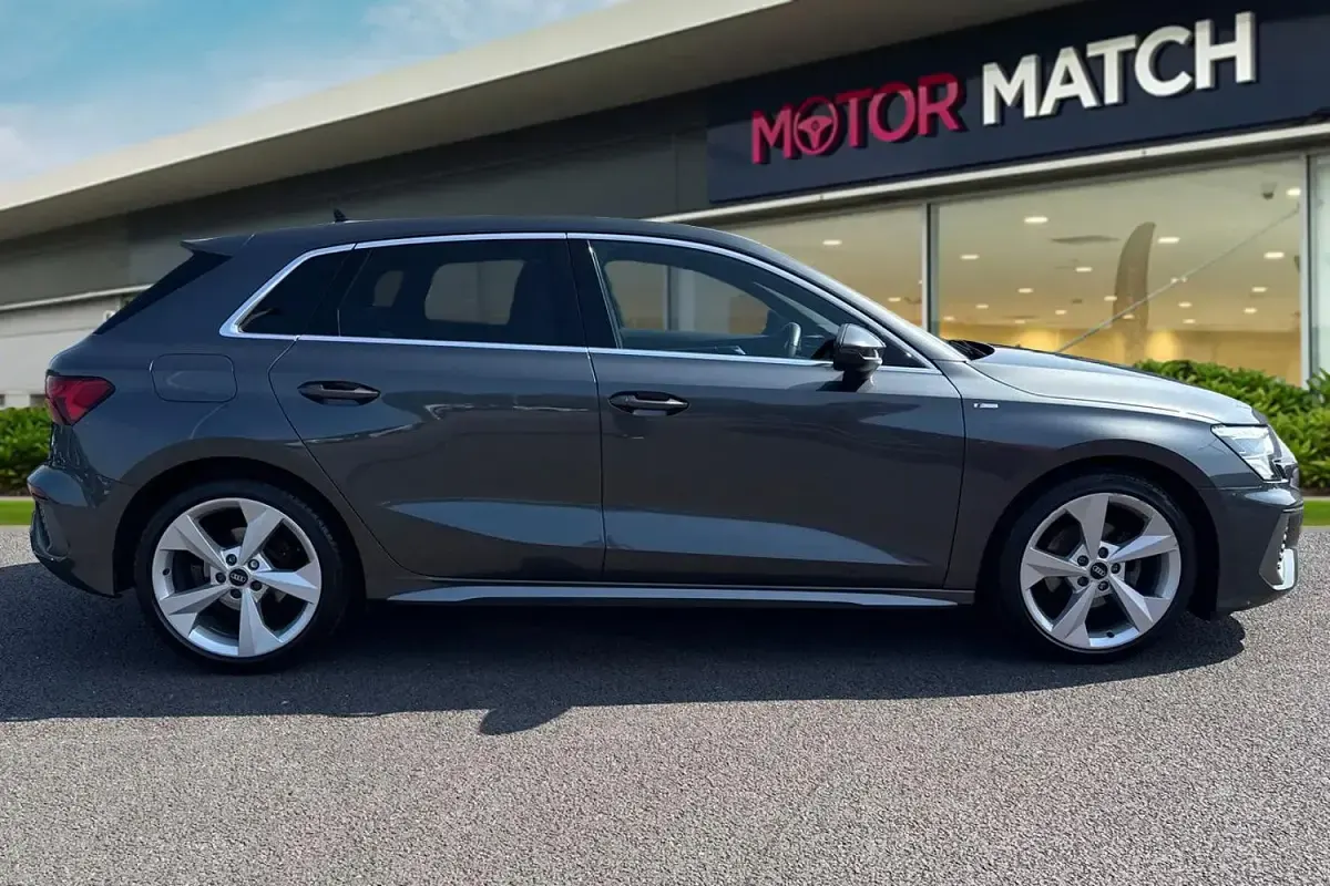Used Audi A3 Sportback S-Line 110 HP (80 kW) 2021 Grey Hatchback