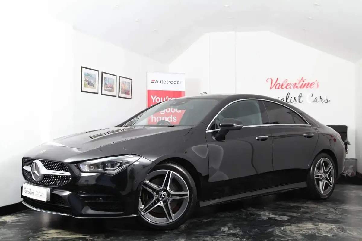 Used Mercedes CLA220 AMG Line Premium Plus 190 HP (139 kW) 2020 Black Sedan