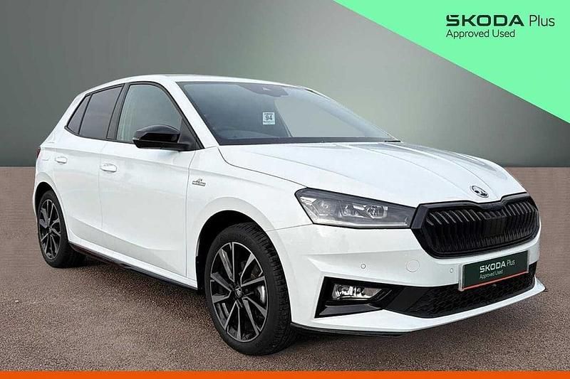 Used Skoda Fabia Monte Carlo 116 HP (85 kW) 2025 Moon white Hatchback