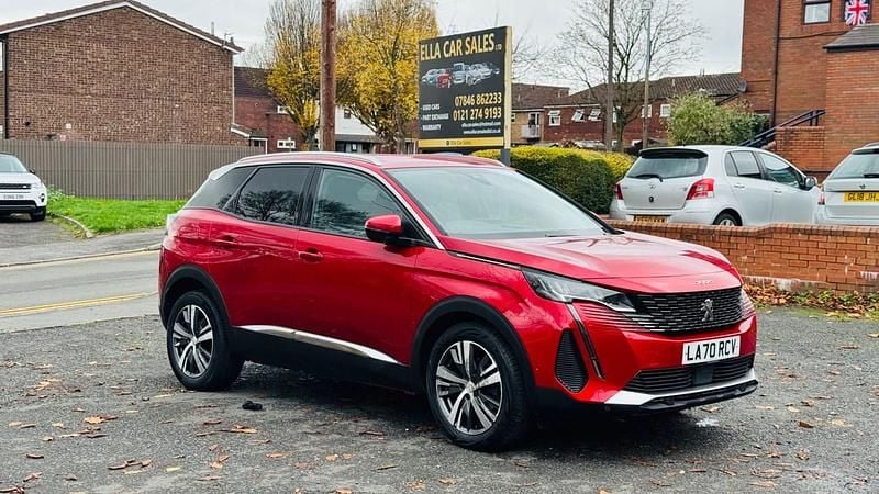 Red Used 2021 Peugeot 3008 Allure Premium Hatchback | £10,995 - Image 1/3