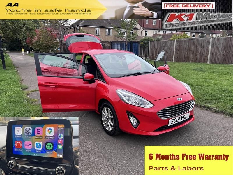 Red Used 2019 Ford Fiesta Zetec Hatchback | £5,199 - Image 1/2