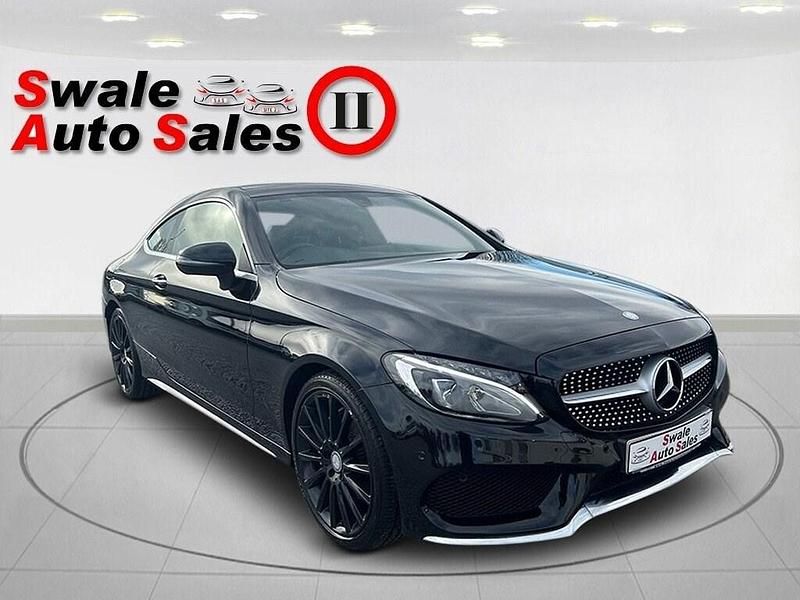 Used Mercedes C200 AMG line 184 HP (135 kW) 2016 Black Coupe