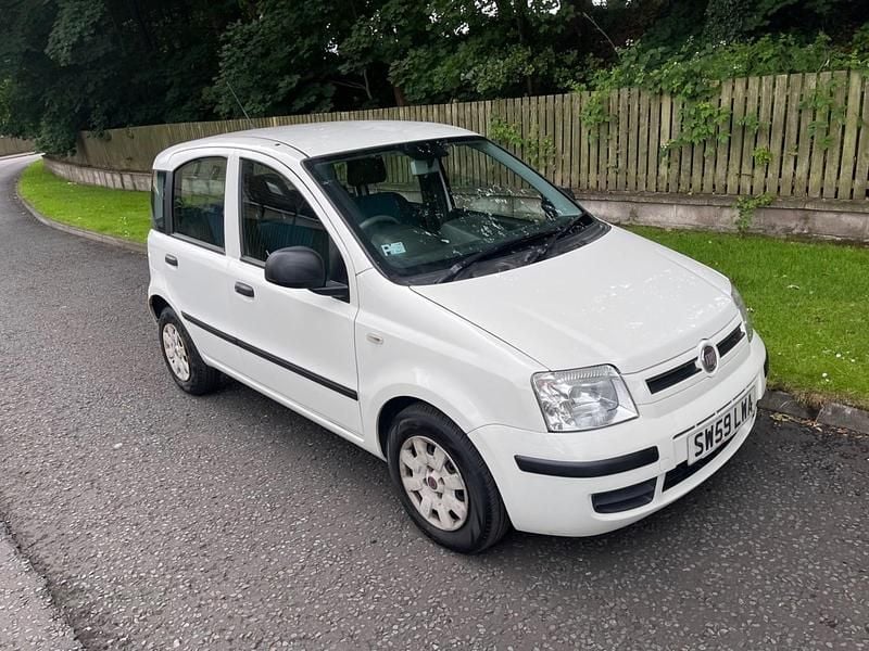 Begagnad Fiat Panda Dynamic 2010 Vit Halvkombi