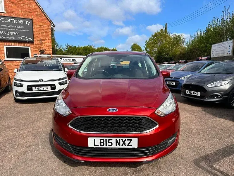 Used Ford C-MAX Zetec 125 HP (91 kW) 2015 Red MPV