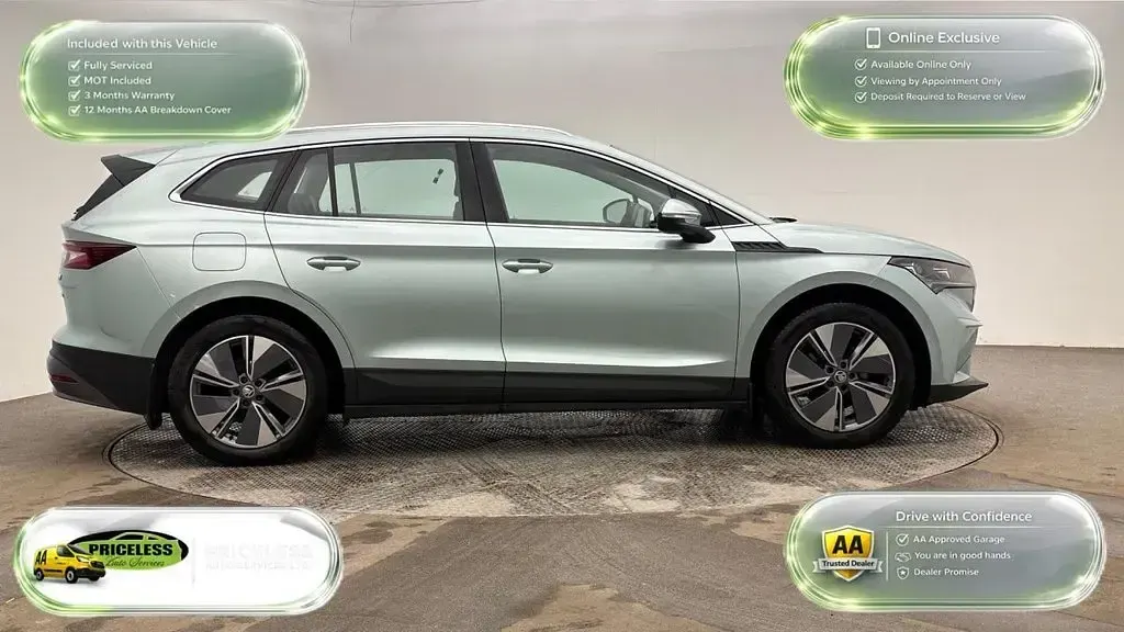 Used Skoda Enyaq iV ecoSuite 150 kW (204 HP) 2022 Silver SUV