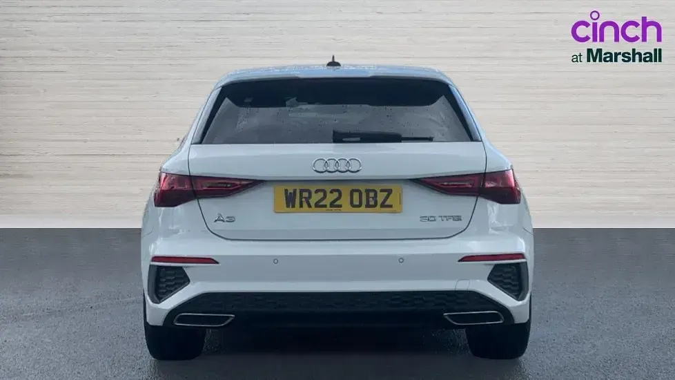 Used Audi A3 S-Line 110 HP (80 kW) 2022 White Sedan