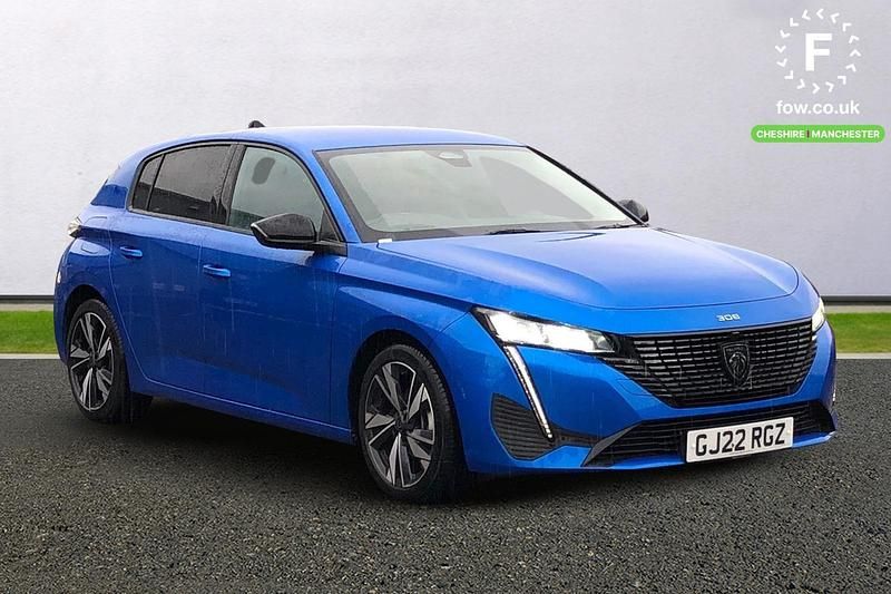 Blue Used 2022 Peugeot 308 Allure Hatchback | £18,999 - Image 1/3
