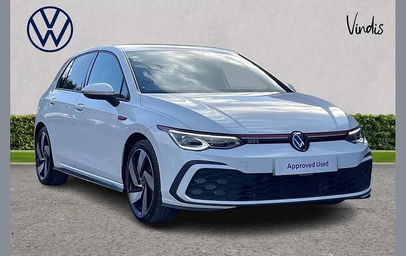 White Used 2023 VW Golf VIII GTI Hatchback | £27,588 (Fair price) - Image 1/4