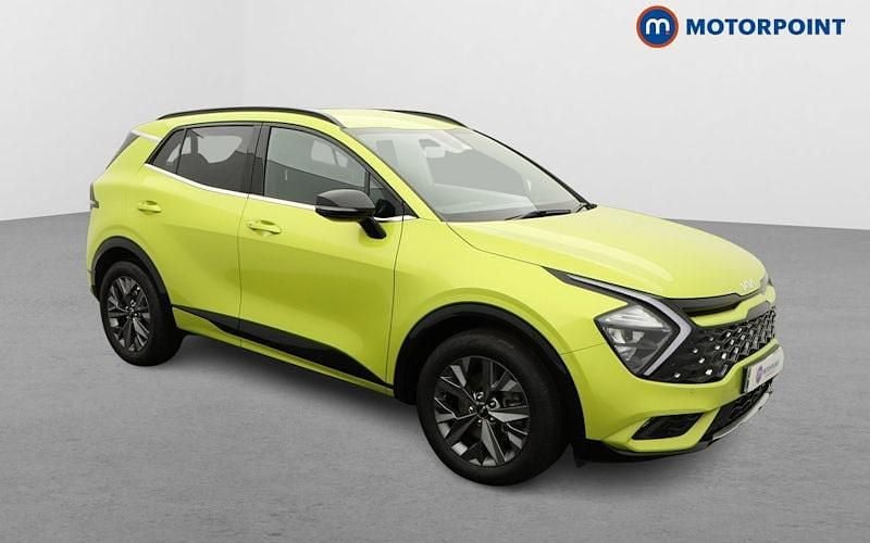 Yellow Used 2023 Kia Sportage GT-Line SUV | £25,699 (Fair price) - Image 1/4