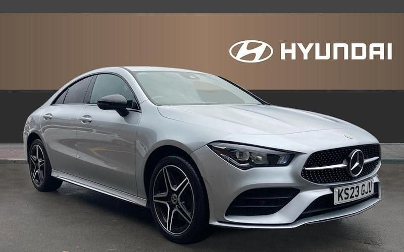 Silver Used 2022 Mercedes CLA250e AMG Line Premium Sedan | £23,384 (Fair price) - Image 1/4