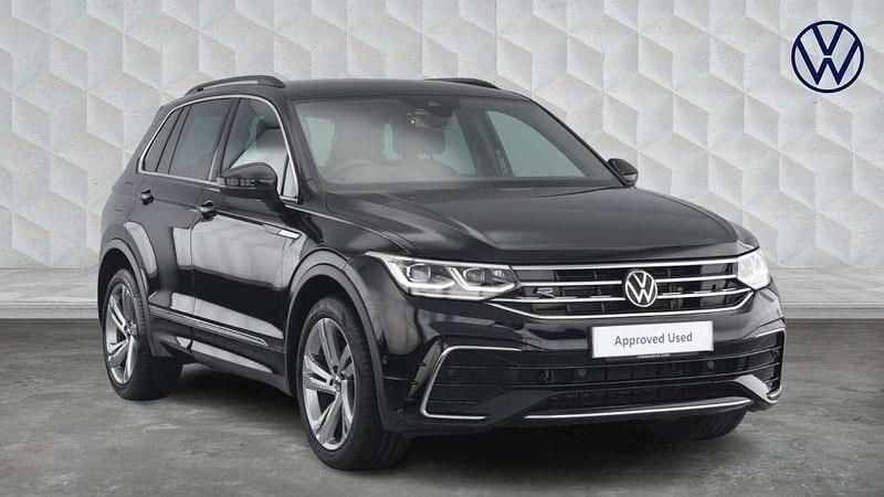 Black Used 2023 VW Tiguan R-line Edition SUV | £28,000 (Fair price) - Image 1/4