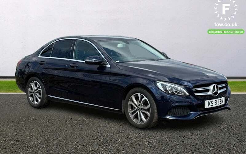 Blue Used 2018 Mercedes C200 Active Sedan | £15,399 (Super price) - Image 1/4