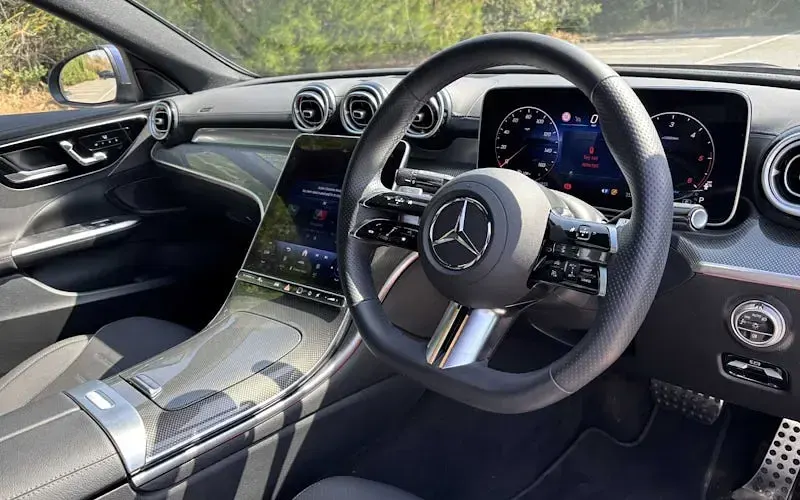 Used Mercedes C300 AMG line 265 HP (194 kW) 2025 Blue Sedan