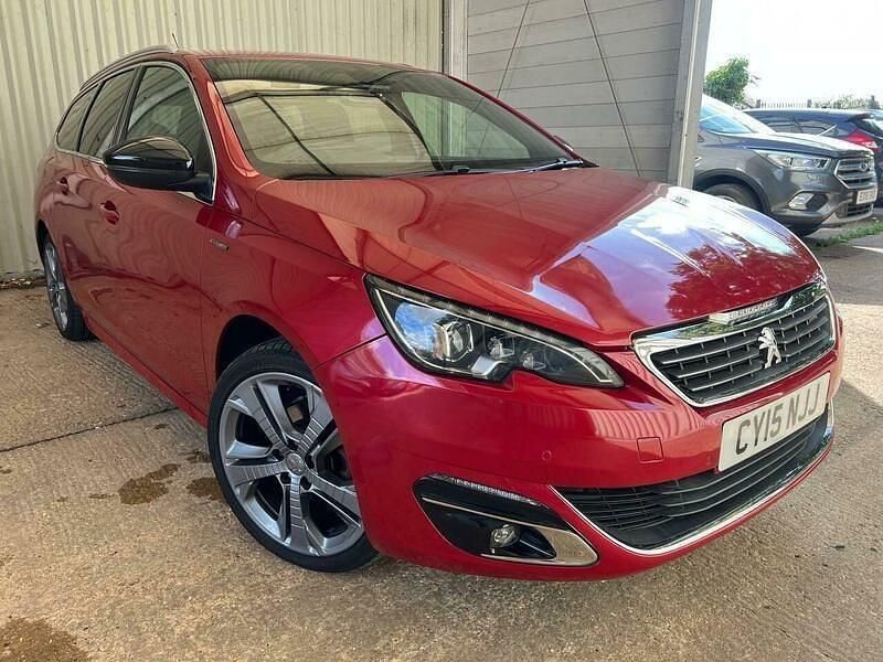 Red Used 2015 Peugeot 308 SW GT-line Estate | £5,895 (Good price) - Image 1/4