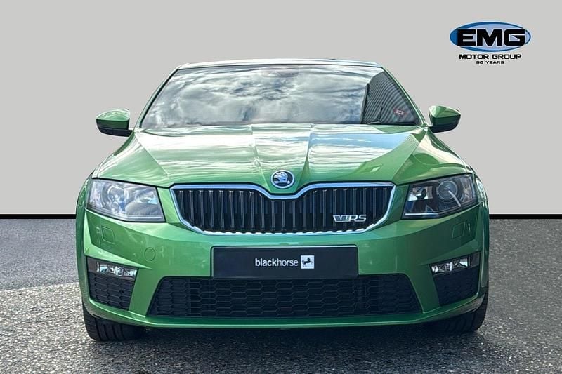Used Skoda Octavia vRS 220 HP (161 kW) 2014 Green Hatchback