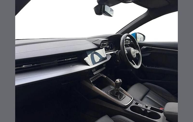 Used Audi A3 S-Line 148 HP (108 kW) 2023 Blue Sedan