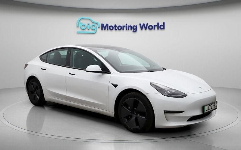 Used Tesla Model 3 Long Range AWD 366 kW (498 HP) 2022 White Sedan