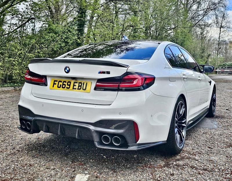 Used BMW M5 Comfort Edition 2019 White Sedan