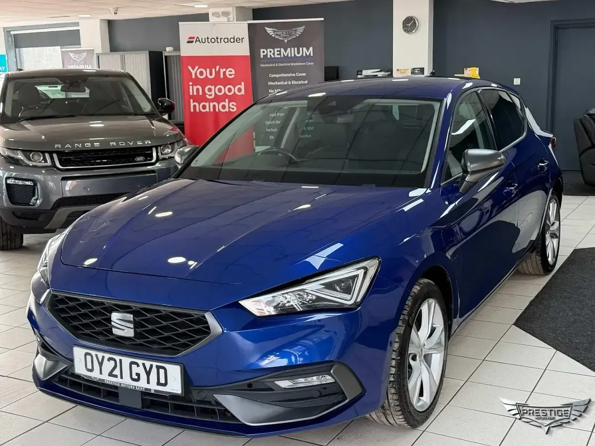 Used Seat Leon FR 2021 Blue Hatchback