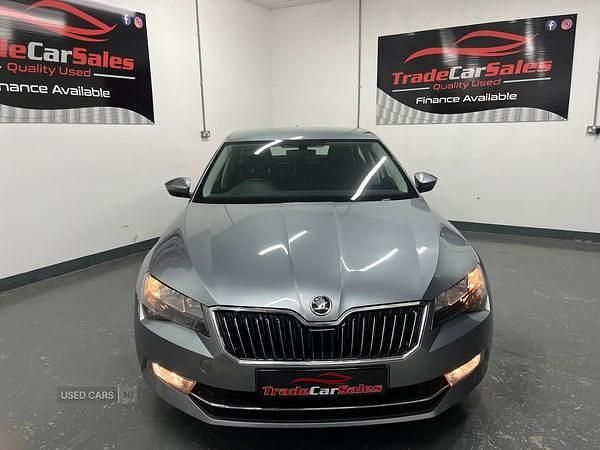 Grey Used 2017 Skoda Superb SE Hatchback | £9,595 (Fair price) - Image 1/4