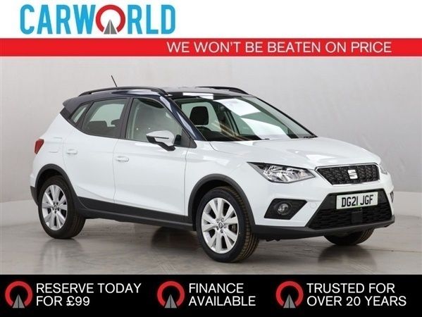 White Used 2021 Seat Arona SE Technology SUV | £15,240 (Expensive) - Image 1/3