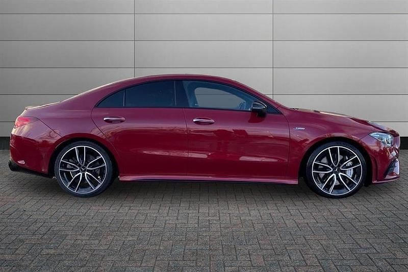 Used Mercedes CLA35 AMG Premium 306 HP (225 kW) 2022 Patagonia red Sedan