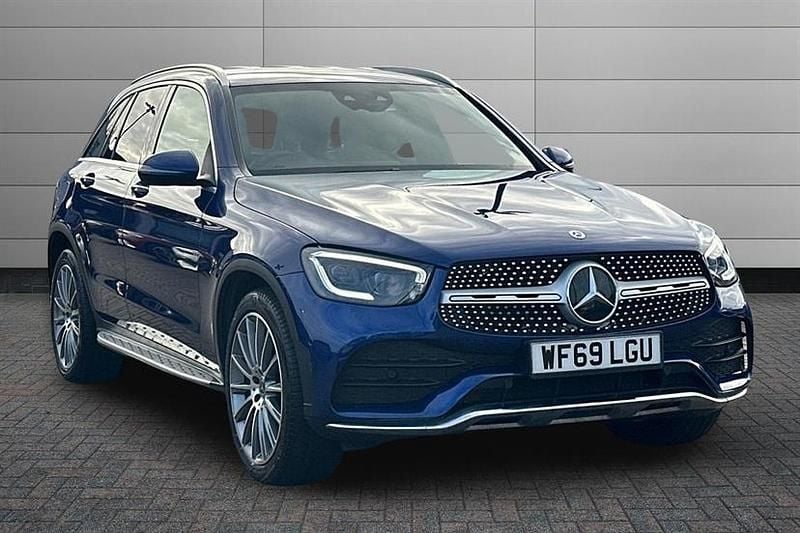 Blue Used 2020 Mercedes GLC300 AMG Line Premium Estate | £26,250 (Good price) - Image 1/4