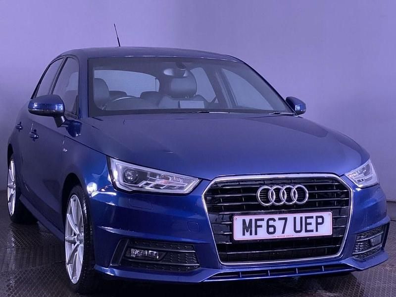 Used Audi A1 Sportback S-Line 125 HP (91 kW) 2017 Blue Hatchback