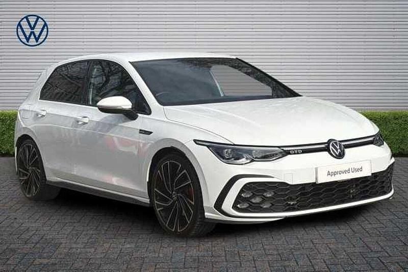 Used VW Golf VIII GTD 200 HP (147 kW) 2022 Pure white Hatchback
