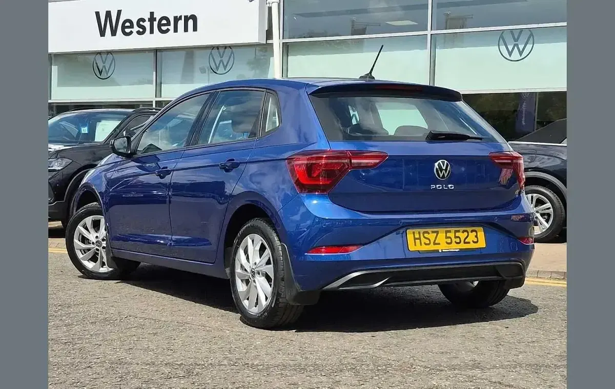 Used VW Polo Style 95 HP (69 kW) 2023 Blue Hatchback
