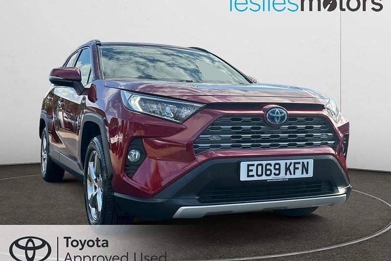 Red Used 2019 Toyota RAV4 Hybrid Design SUV | £21,499 (Fair price) - Image 1/1