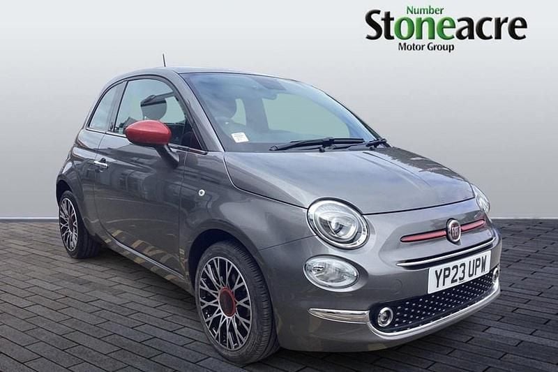 Grey Used 2023 Fiat 500 Red Hatchback | £12,008 (Fair price) - Image 1/1