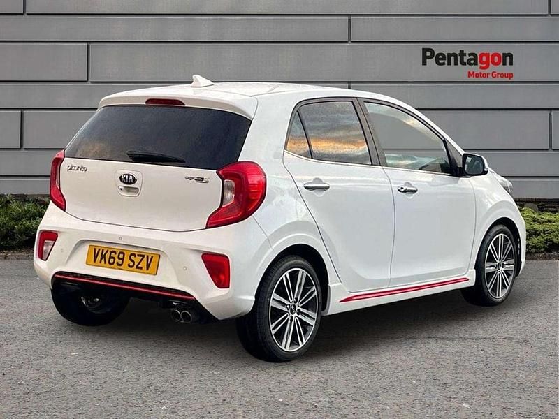 Used Kia Picanto GT-Line S 99 HP (72 kW) 2019 White Hatchback