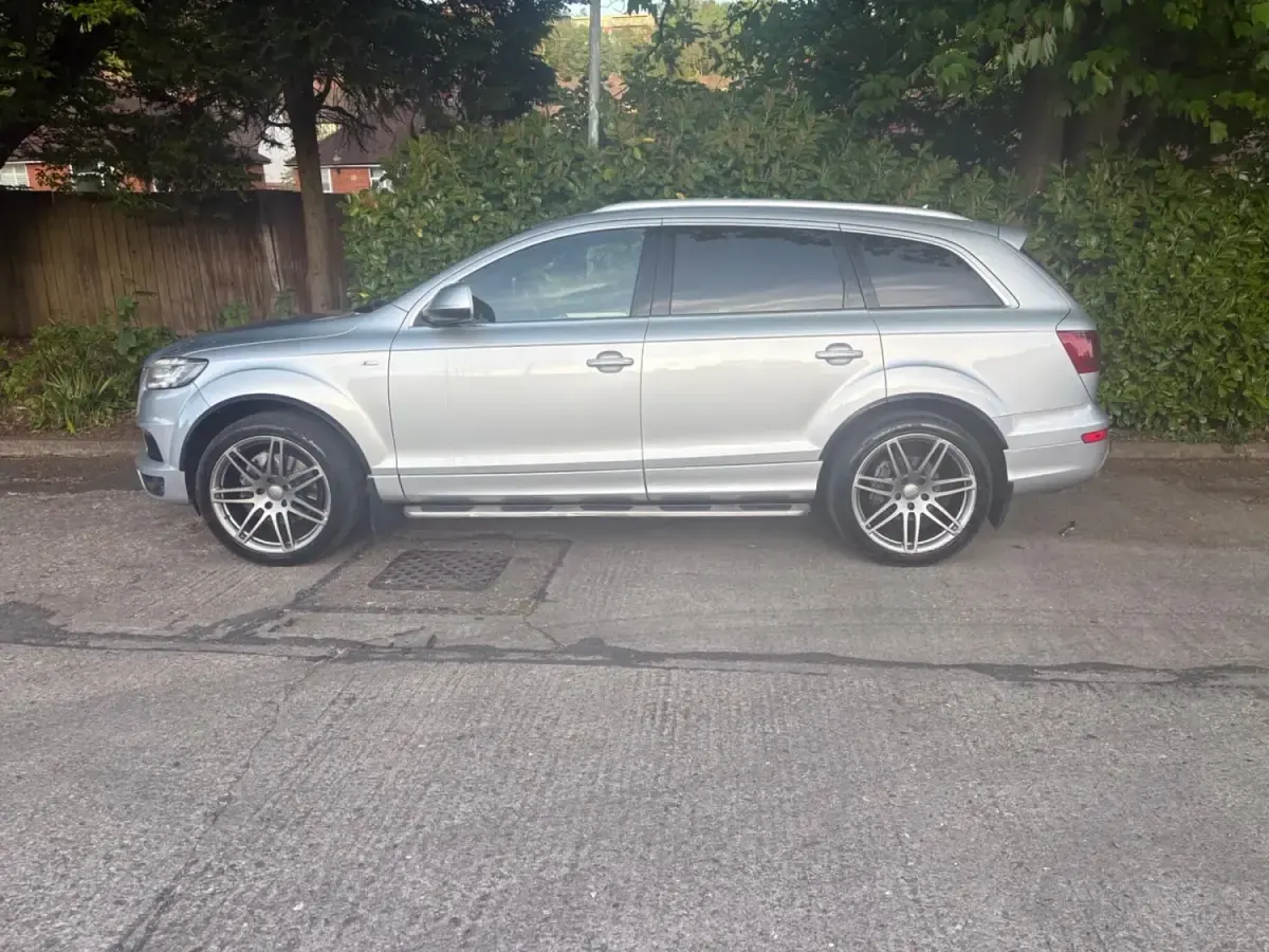 Begagnad Audi Q7 S-line plus 2013 Silver SUV