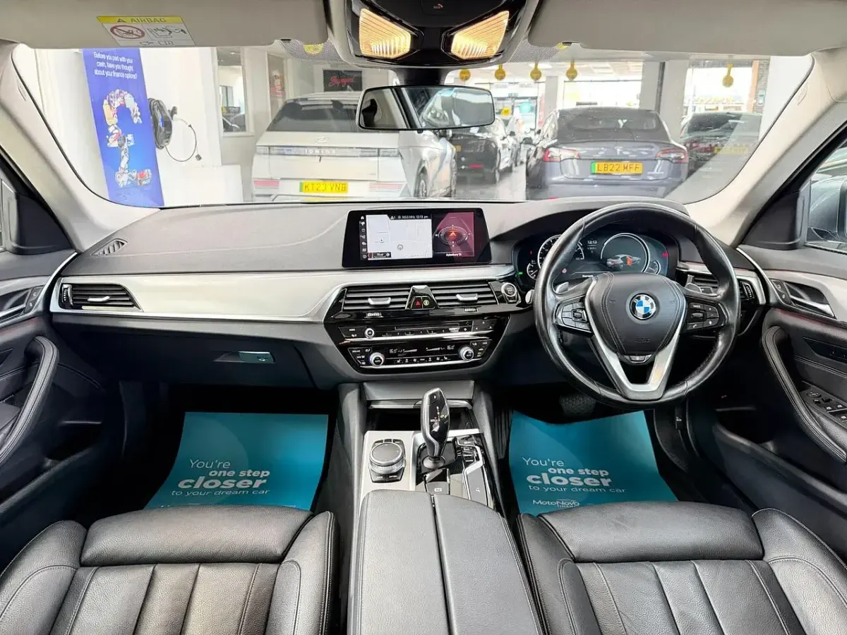 Used BMW 530 Sport Line 261 HP (191 kW) 2018 Blue Sedan