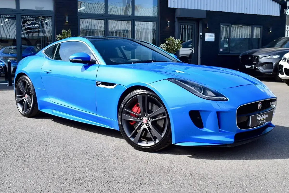 Used Jaguar F-Type S 380 HP (279 kW) 2016 Blue Coupe