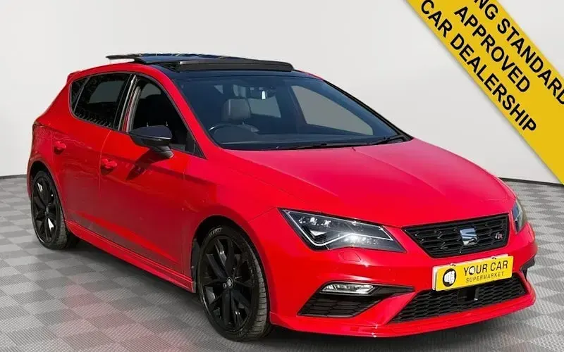 Used Seat Leon Black Edition 150 HP (110 kW) 2020 Red Hatchback