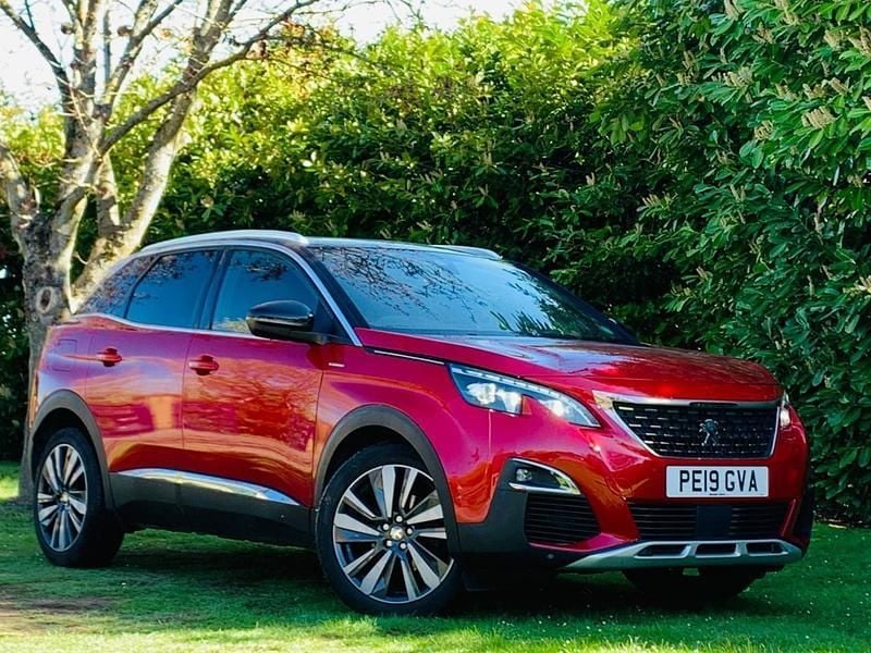 Red Used 2019 Peugeot 3008 Premium Hatchback | £13,490 (Good price) - Image 1/4