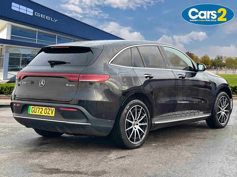 Used Mercedes EQC400 AMG line 300 kW (408 HP) 2022 Black SUV
