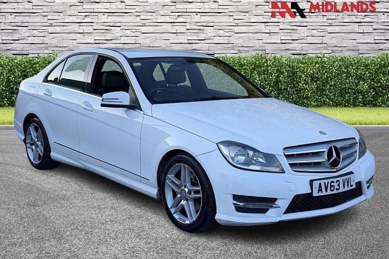 Used Mercedes C180 AMG 2014 White Sedan