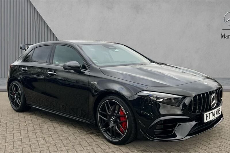 Black Used 2025 Mercedes A45 AMG Hatchback | £53,890 - Image 1/4