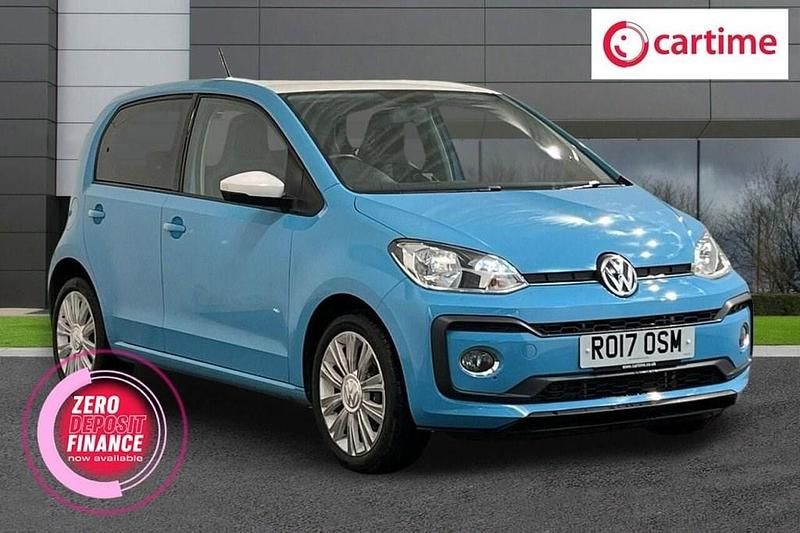 Used VW up! high up! 90 HP (66 kW) 2017 Blue Hatchback