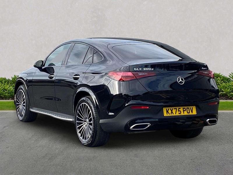 Used Mercedes GLC300 AMG line 2025 Black Coupe
