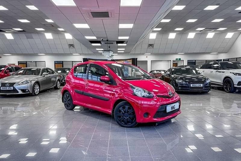 Begagnad Toyota Aygo 68 HK (50 kW) 2014 Röd Halvkombi