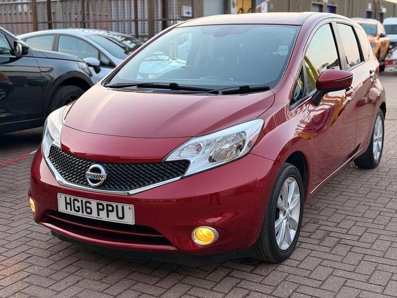 Used Nissan Note Acenta Premium 98 HP (72 kW) 2016 Red Hatchback