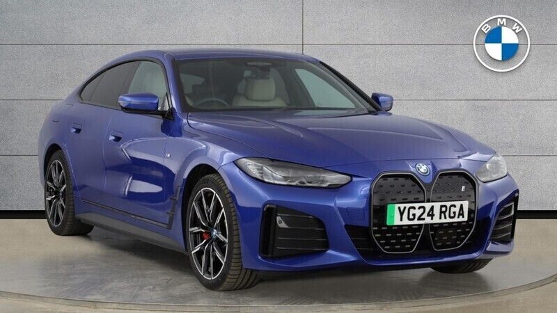 Blue Used 2024 BMW i4 M Sport Sedan | £41,850 (Good price) - Image 1/4