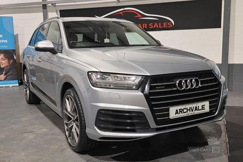 Silver Used 2017 Audi Q7 S-Line SUV | £19,995 (Good price) - Image 1/1