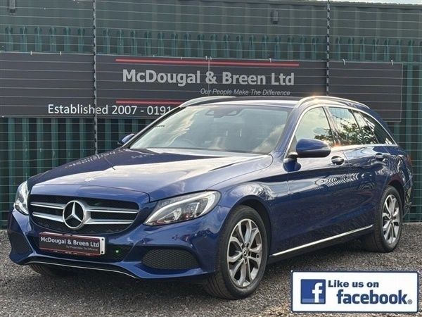 Blue Used 2017 Mercedes C200 Estate | £10,995 (Good price) - Image 1/1