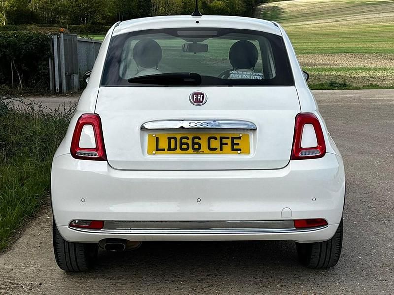 Used Fiat 500 Lounge 69 HP (50 kW) 2016 White Hatchback
